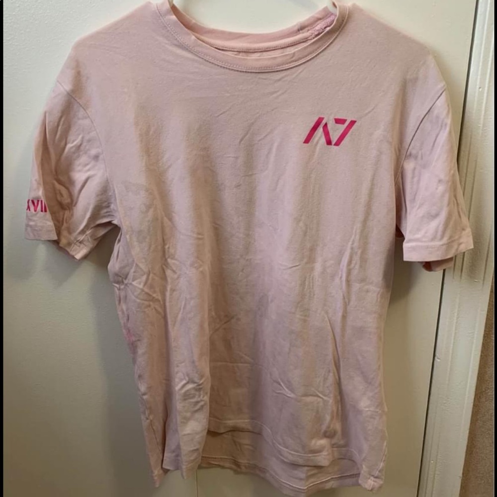 A7 Pink bar grip shirt